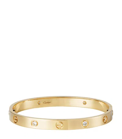 Cartier Yellow Gold And Diamond Love Bracelet