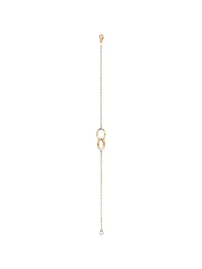 Pre-owned Cartier Love Interlocking 18k Yellow Gold Bracelet