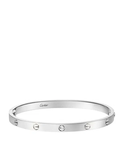 Cartier Love Medium White Gold Bracelet