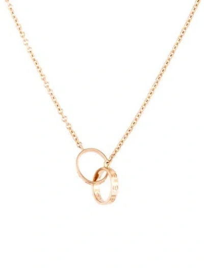 Pre-owned Cartier Love Pendant Necklace In Multicolor