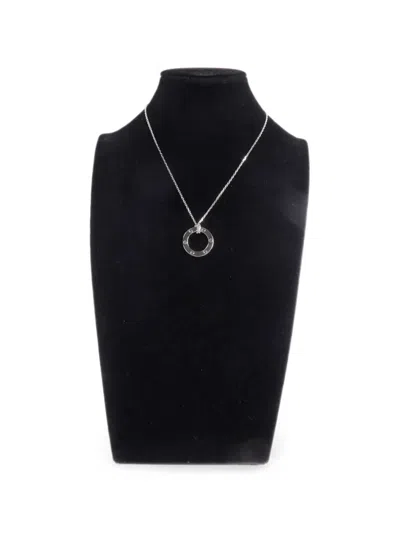 Pre-owned Cartier Love Pendant Necklace In Silver