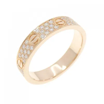 Pre-owned Cartier Love Pink Gold Pink Gold (18k) Band Ring ()
