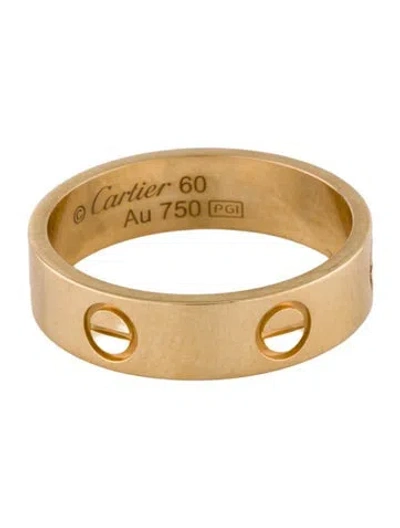 Pre-owned Cartier Love Ring, Classic Model In Multi