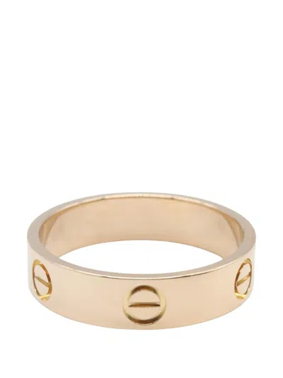 Pre-owned Cartier Love Ring In Pink