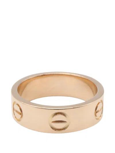 Pre-owned Cartier Love Ring In Pink