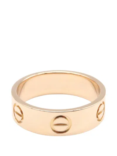Pre-owned Cartier Love Ring In Pink