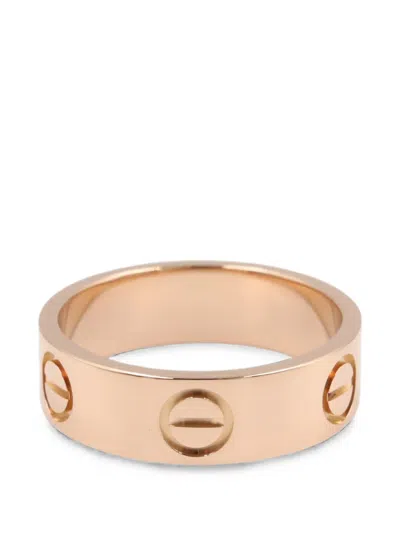 Pre-owned Cartier Love Ring In Pink