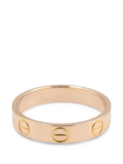 Pre-owned Cartier Love Ring In Pink