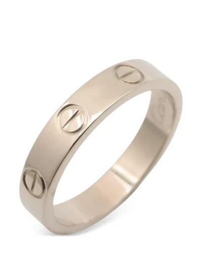 Pre-owned Cartier Love Ring In Silver
