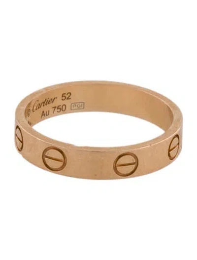 Pre-owned Cartier Love Ring, Small Model In Multi