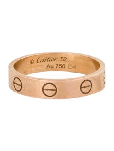 Pre-owned Cartier Love Ring, Small Model In Multi