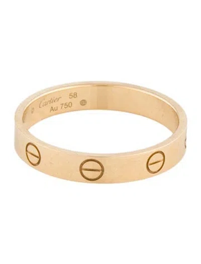 Pre-owned Cartier Love Ring, Small Model In Multi