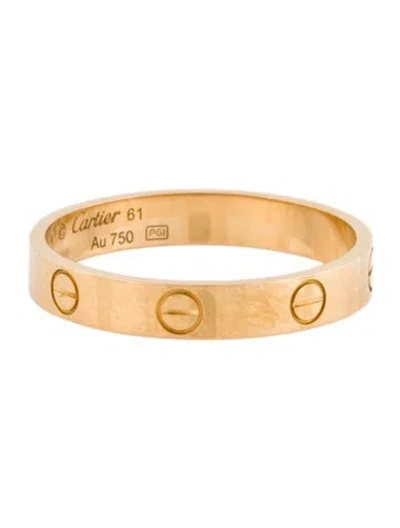 Pre-owned Cartier Love Ring, Small Model In Multi