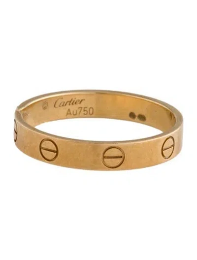 Pre-owned Cartier Love Ring, Small Model In Multi