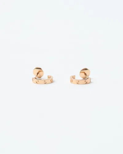 Cartier Love Rose Gold Earrings