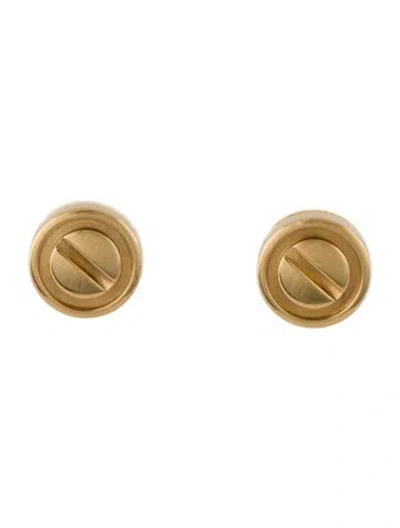 Pre-owned Cartier Love Stud Earrings In Multi
