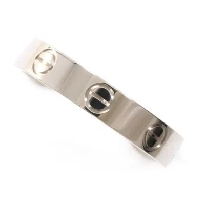 Pre-owned Cartier Love White Gold White Gold (18k) Band Ring ()