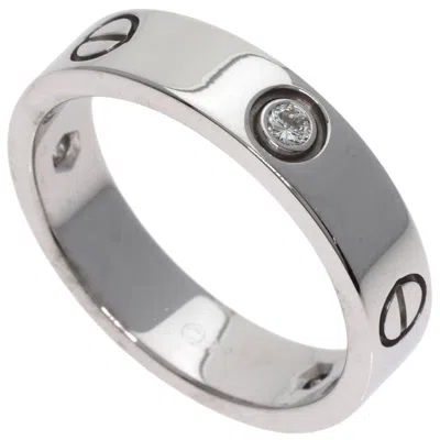Pre-owned Cartier Love White Gold White Gold (18k) Band Ring ()