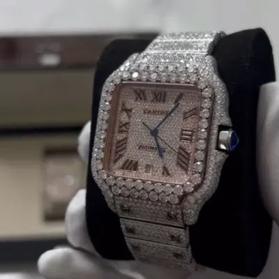 Pre-owned Cartier Luxurious Watch Diamond-certified Luxury Wrist Watch For Men