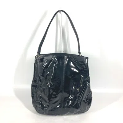 Pre-owned Cartier Marcello Black Leather Shoulder Bag Tote Bag ()