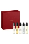 Cartier Masculine Fragrance Discovery Set In Transparent