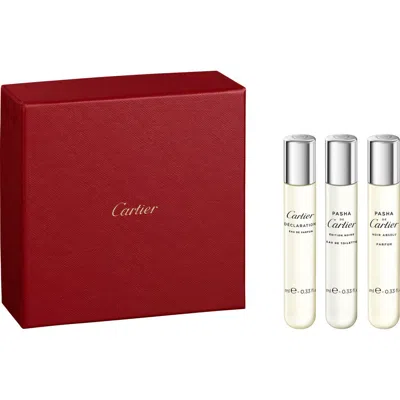 Cartier Masculine Fragrance Discovery Set In Transparent