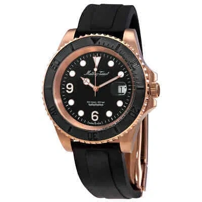 Pre-owned Cartier Mathey-tissot Mathy Design Quartz Black Dial Men's Watch H909pn