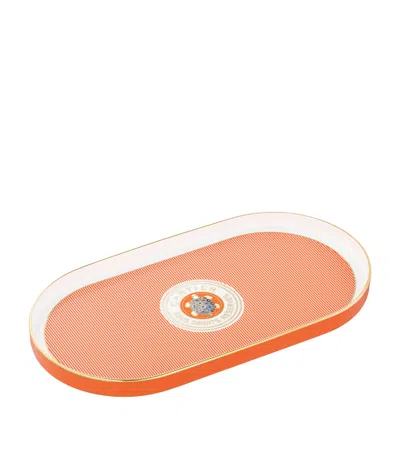Cartier Medium  Characters Trinket Tray In Orange