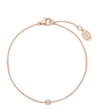 Cartier Medium Rose Gold And Diamond  D'amour Bracelet