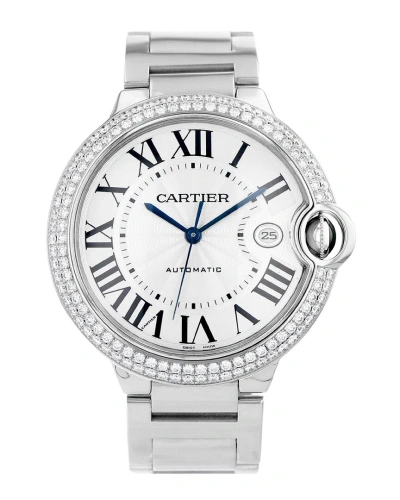 Cartier Men's Ballon Bleu Diamond Watch Circa 2010s (authentic )