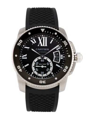 Cartier Men's Calibre De  Diver Watch In Black
