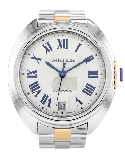 Cartier Men's Cle De  Watch (authentic ) In Metallic