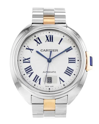 Cartier Men's Cle De  Watch (authentic ) In Metallic
