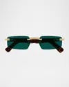 Cartier Rimless Sunglasses In Gold
