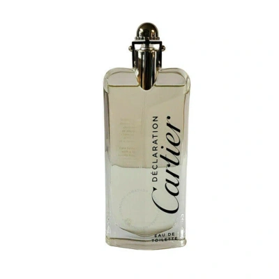 Cartier Men's Declaration Edt Spray 3.4 oz (tester) Fragrances 3432240040961 In N/a