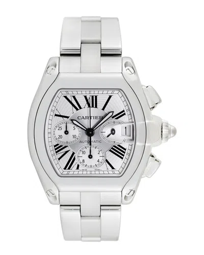 Cartier Men's Roadster Xl Watch, Circa 2000's (authentic ) In White