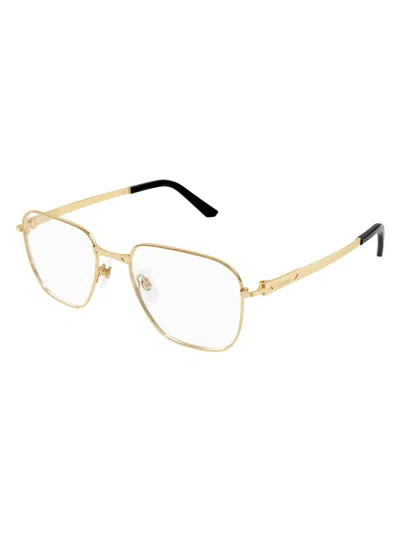 CARTIER MEN'S SANTOS CLASSIC 56MM SQUARE OPTICAL GLASSES