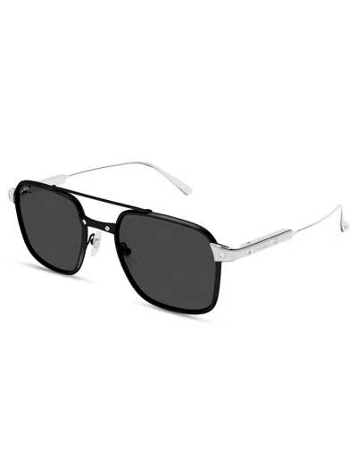 CARTIER MEN'S SANTOS LIGHT 54MM SQUARE SUNGLASSES
