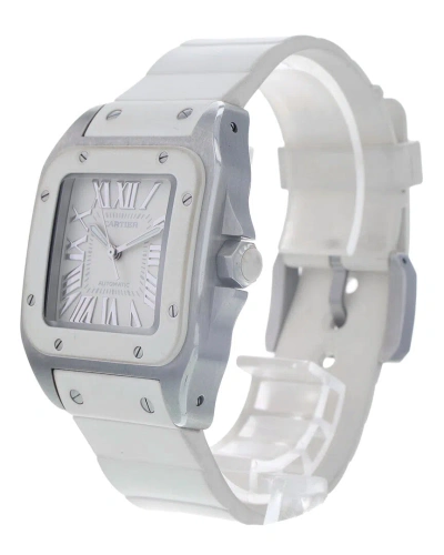 Cartier Men's Santos Watch Circa 2010s (authentic ) In White