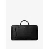 Cartier Mens Black  Losange Leather Weekend Bag In Black