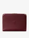 Cartier Womens Burgundy Must De Leather Portfolio Bag In Burgendy