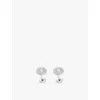 Cartier Mens C De  Sterling-silver Cufflinks In Silver