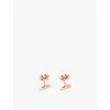 Cartier Mens Rose Gold Clash De  18ct Rose-gold Cufflinks In Rose Gold