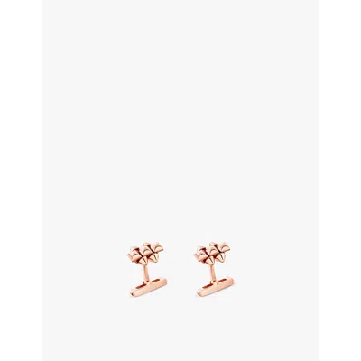 Cartier Mens Rose Gold Clash De  18ct Rose-gold Cufflinks