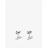 Cartier Mens White Gold Clash De  18ct White-gold Cufflinks In White Gold