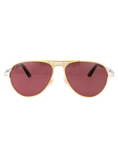 Cartier Metallic Sunglasses