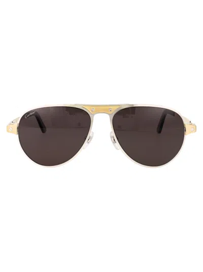 Cartier Metallic Sunglasses