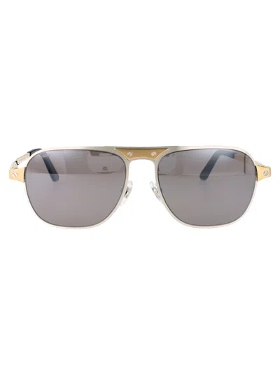 Cartier Metallic Sunglasses