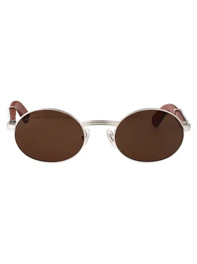 Cartier Metallic Sunglasses