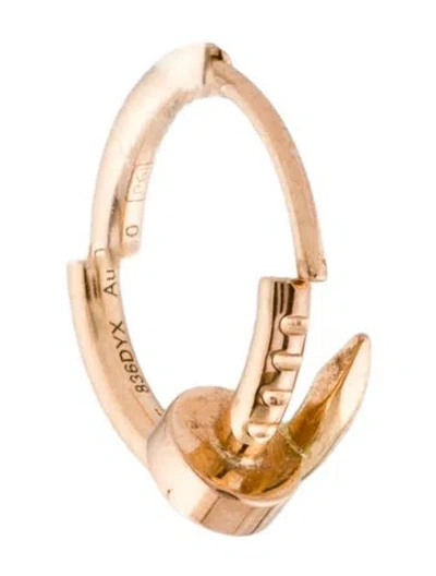 Pre-owned Cartier Mini Juste Un Clou Single Hoop Earring In Multi